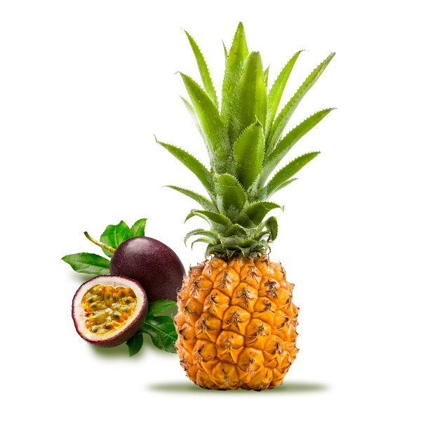 Ananas victoria et fruit de la passion
