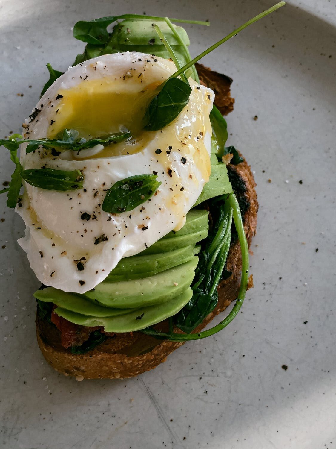 tartine avocat et oeuf mollet
